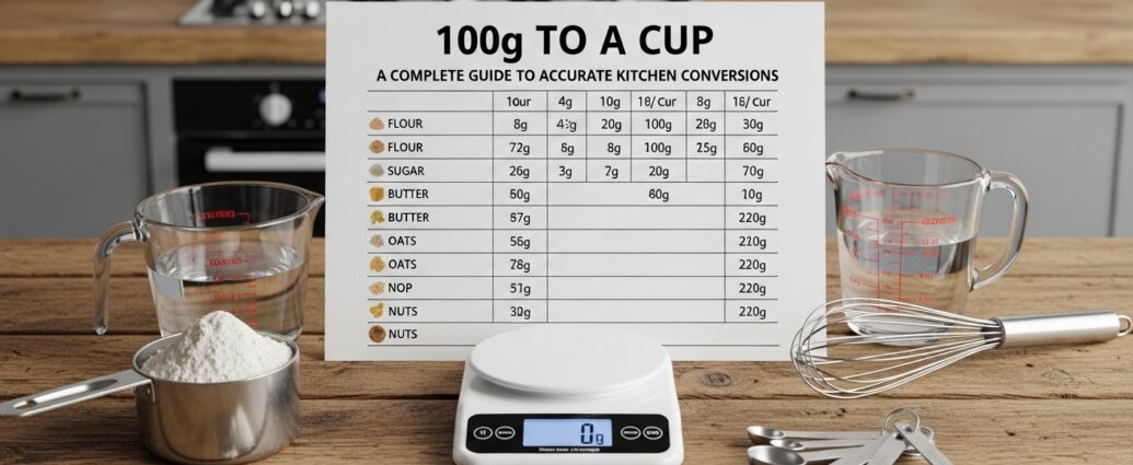 100g to a Cup