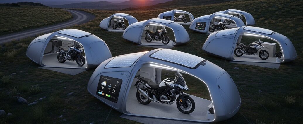 Tents for motorbikes
