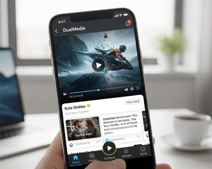 application mobile dualmedia