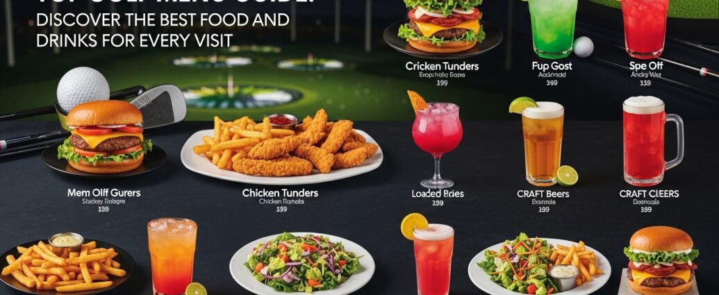 top golf menu