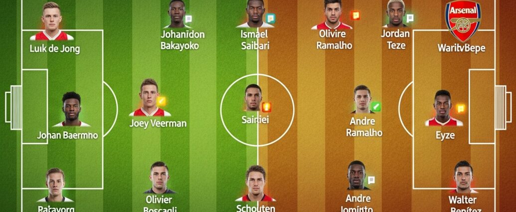 PSV Eindhoven vs Arsenal F.C. Lineups