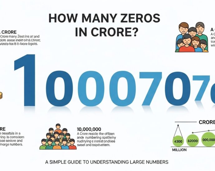 how many zeros in crore