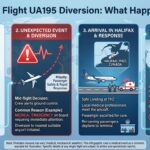 united flight ua195 diversion halifax
