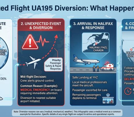 united flight ua195 diversion halifax