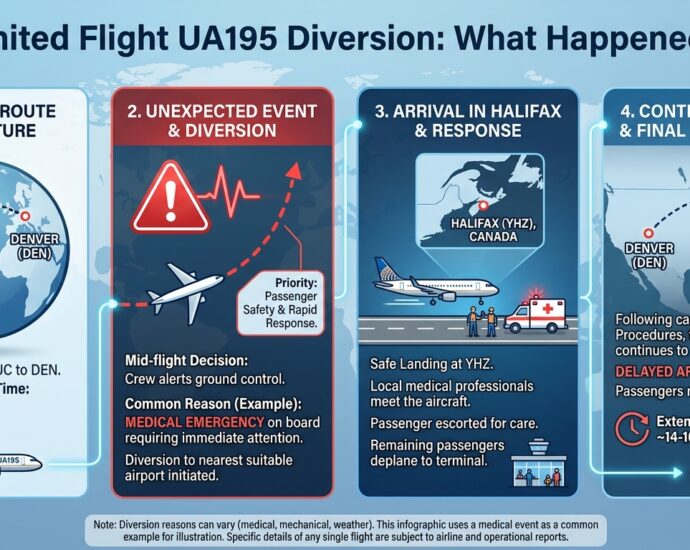 united flight ua195 diversion halifax